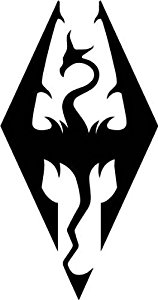Amazon.com: Skyrim Imperial Symbol Logo Die Cut Vinyl Decal ...