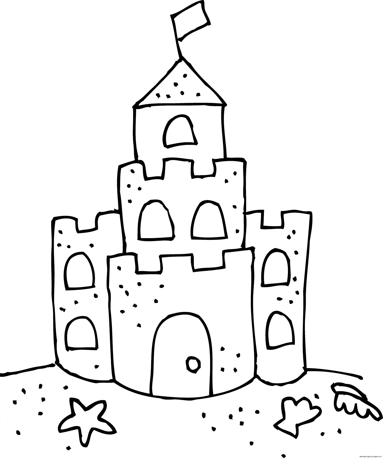 Sand Castle Clip Art - Tumundografico