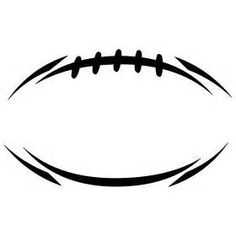 Football outline png clipart