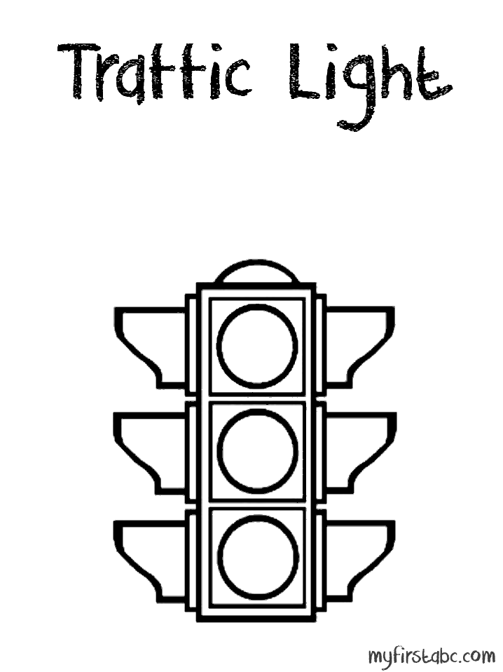 Stop Light Coloring Page - Syougit.com