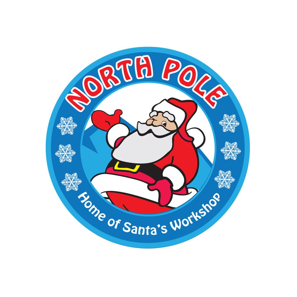 North Pole Santa's Workshop Clipart