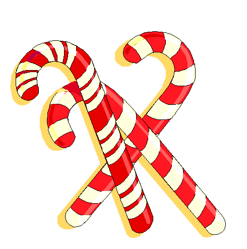 Candy cane scraps on candy canes vintage christmas clip art 2 ...