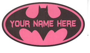 Batgirl Rosa-Batman Logo Personalizadas Para Cualquier Color De ...