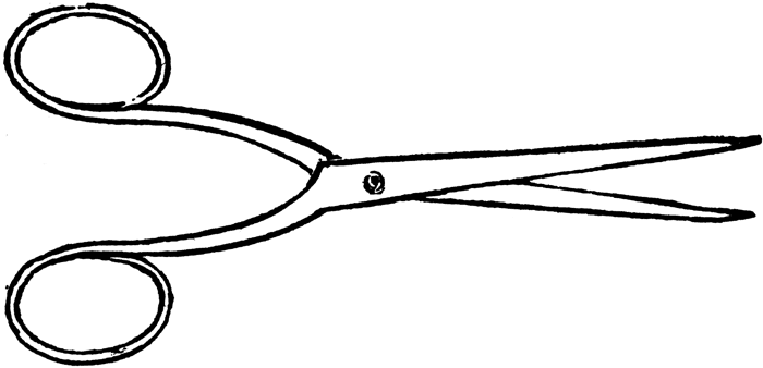 Clip Art Scissors Dotted Line Clipart