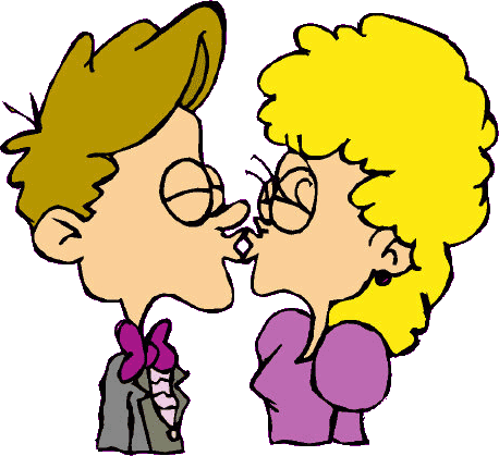Cartoon Kissing | Free Download Clip Art | Free Clip Art | on ...