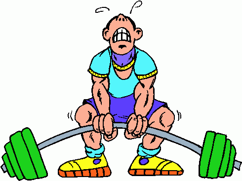 Free â?? Weightlifting, Fitness Training, Body Building Clipart ...