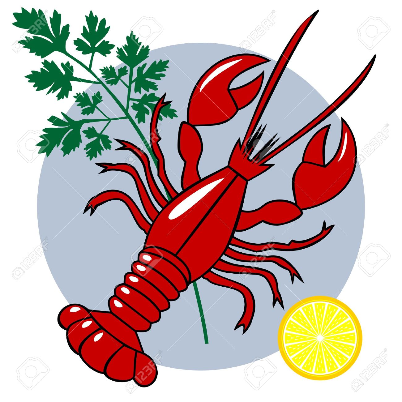 lobster clipart vector - photo #23