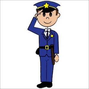 Clip art police officer