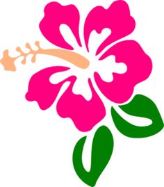 Photos of hawaiian luau clip art free hawaiian flower - Clipartix