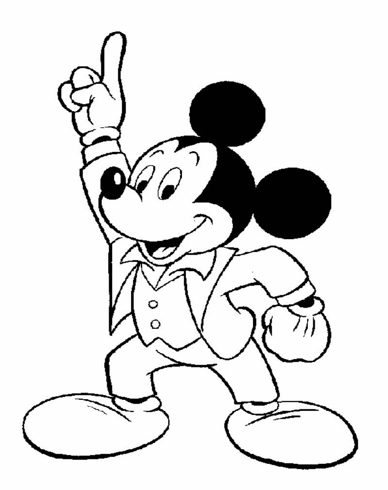 Mewarnai Gambar Mickey Mouse | Ayo Mewarnai