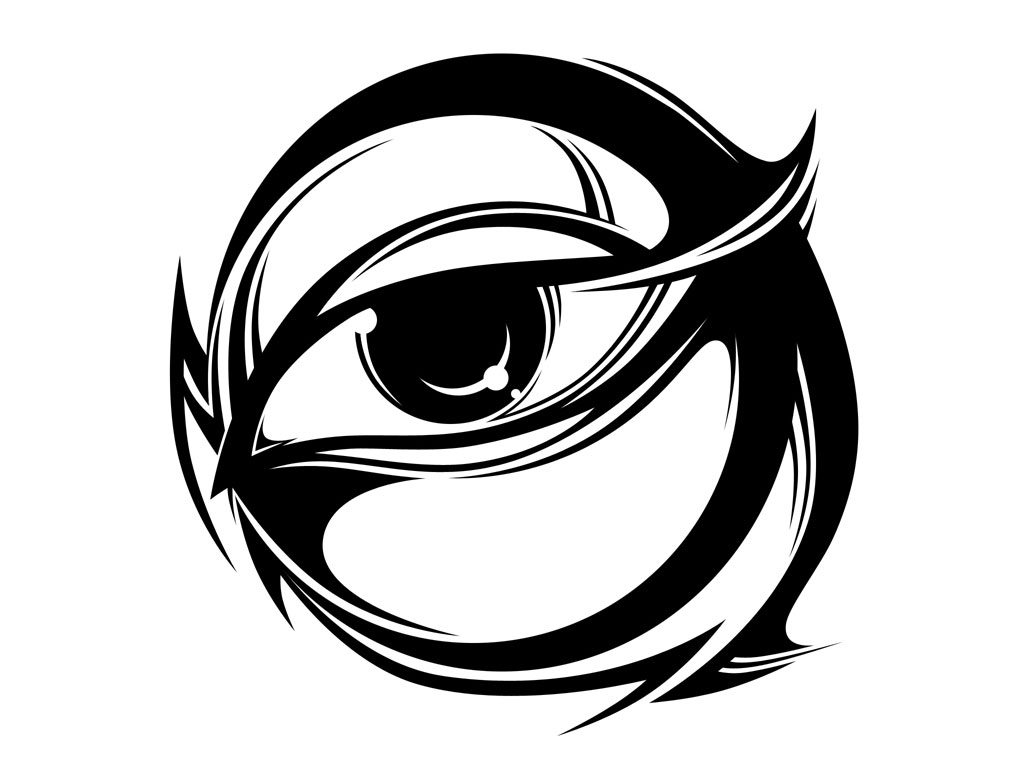 Tribal Circle Eye Tattoo Design | Tattoobite.