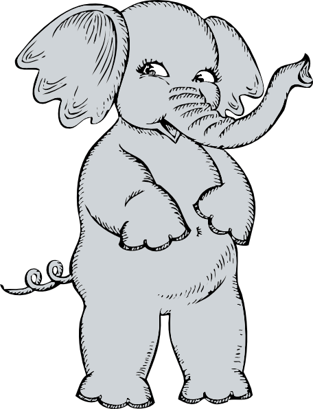 Clip Art Elephants
