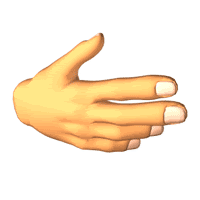 Hands moving pointing fingers and finger animations