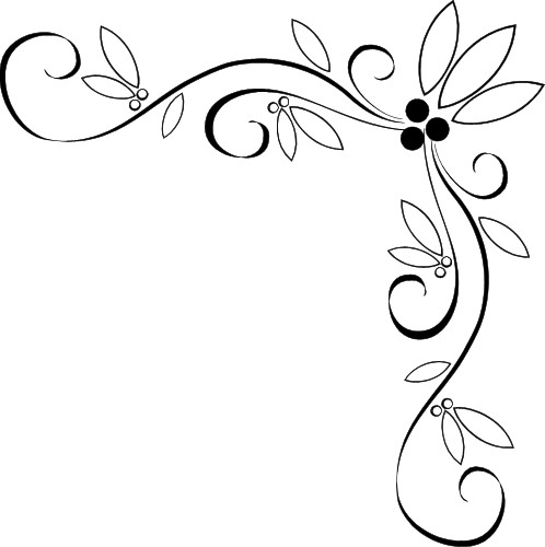 Simple Corner Page Borders - ClipArt Best