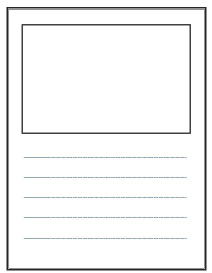 Blank writing paper online space