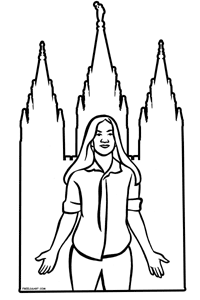 Body is a Temple Free LDS Clipart