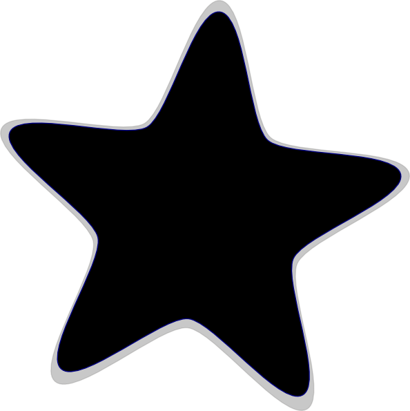 Black Clip Art Star Clip Art - vector clip art online ...