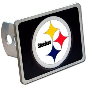Pittsburgh Steelers Large Zinc Trailer Hitch Cover ...