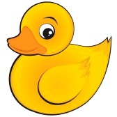 Rubber Ducky Race Clipart
