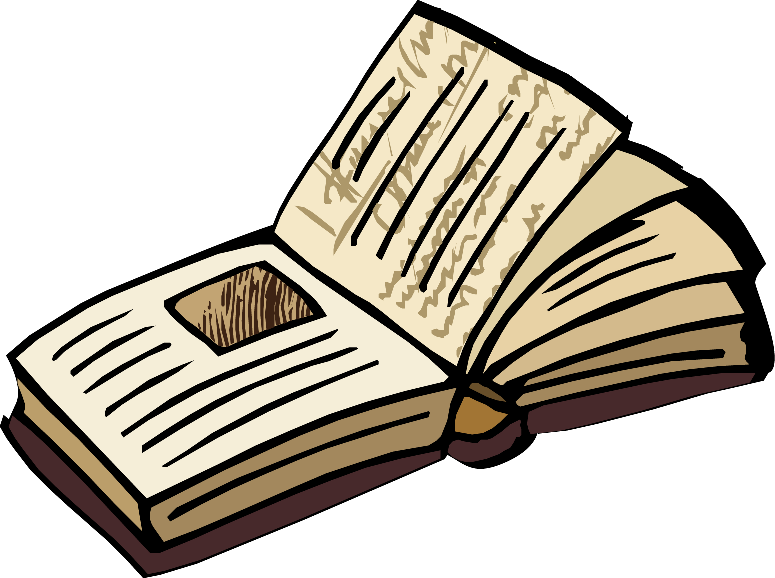 Open book clipart with hearts