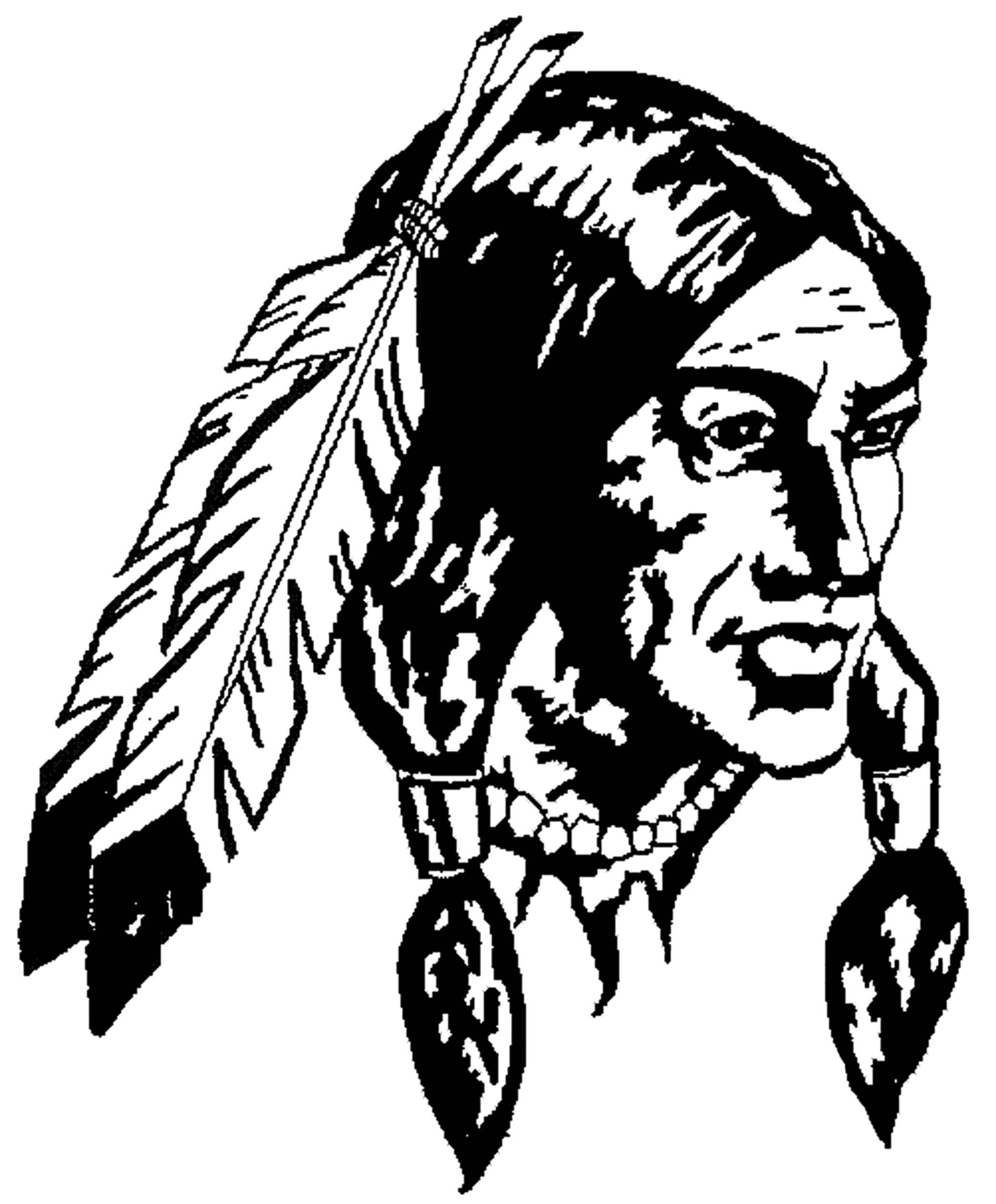 Indian head clipart
