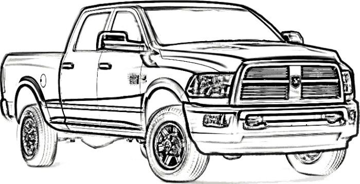 788 views Trucks, Colouring pages and Colouring