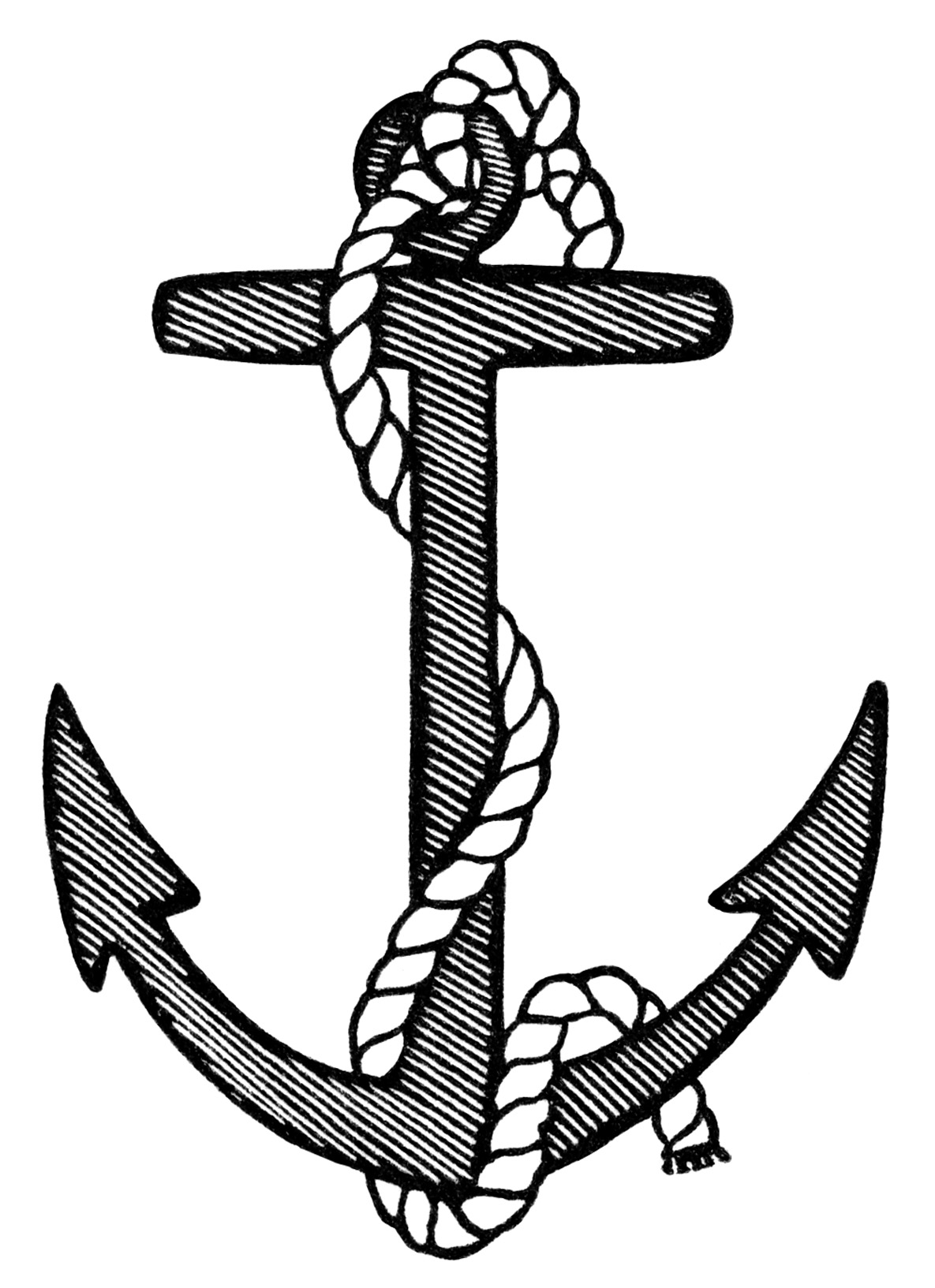 Anchor Clipart Black And White - Free Clipart Images