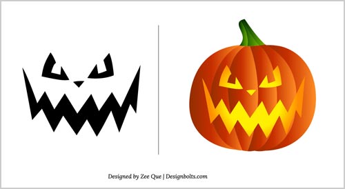 Halloween Free Scary Pumpkin Carving Patterns 2012 | 10 Scary ...