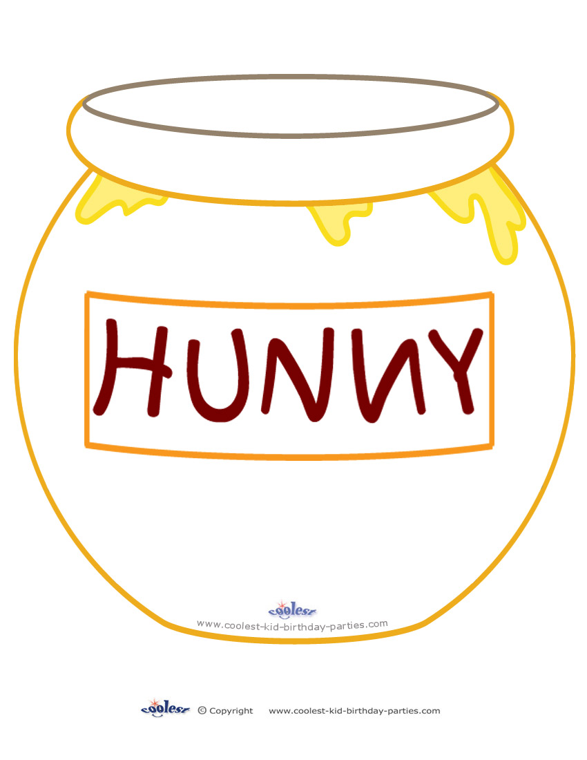 Honey Pot Coloring Sheets | Coloring Pages