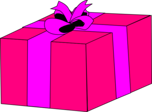 Pink Birthday Present Clip Art - Free Clipart Images