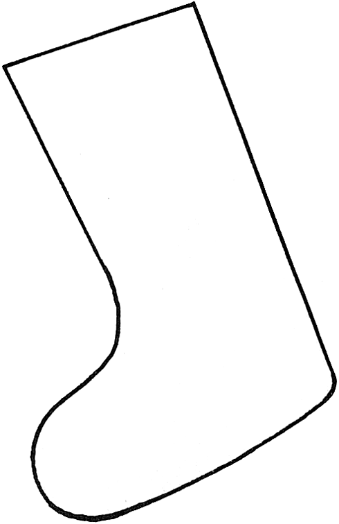 Sock Template - ClipArt Best