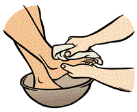 Washing Feet Clip Art – Clipart Free Download