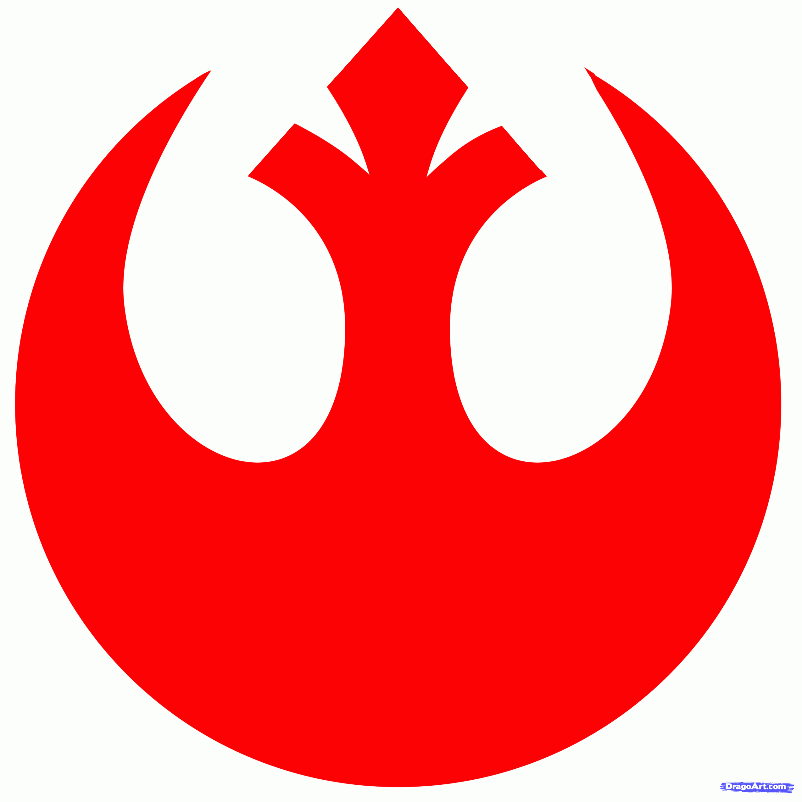 How To Draw the Rebel Alliance Starbird from Star Wars, Starbird ...