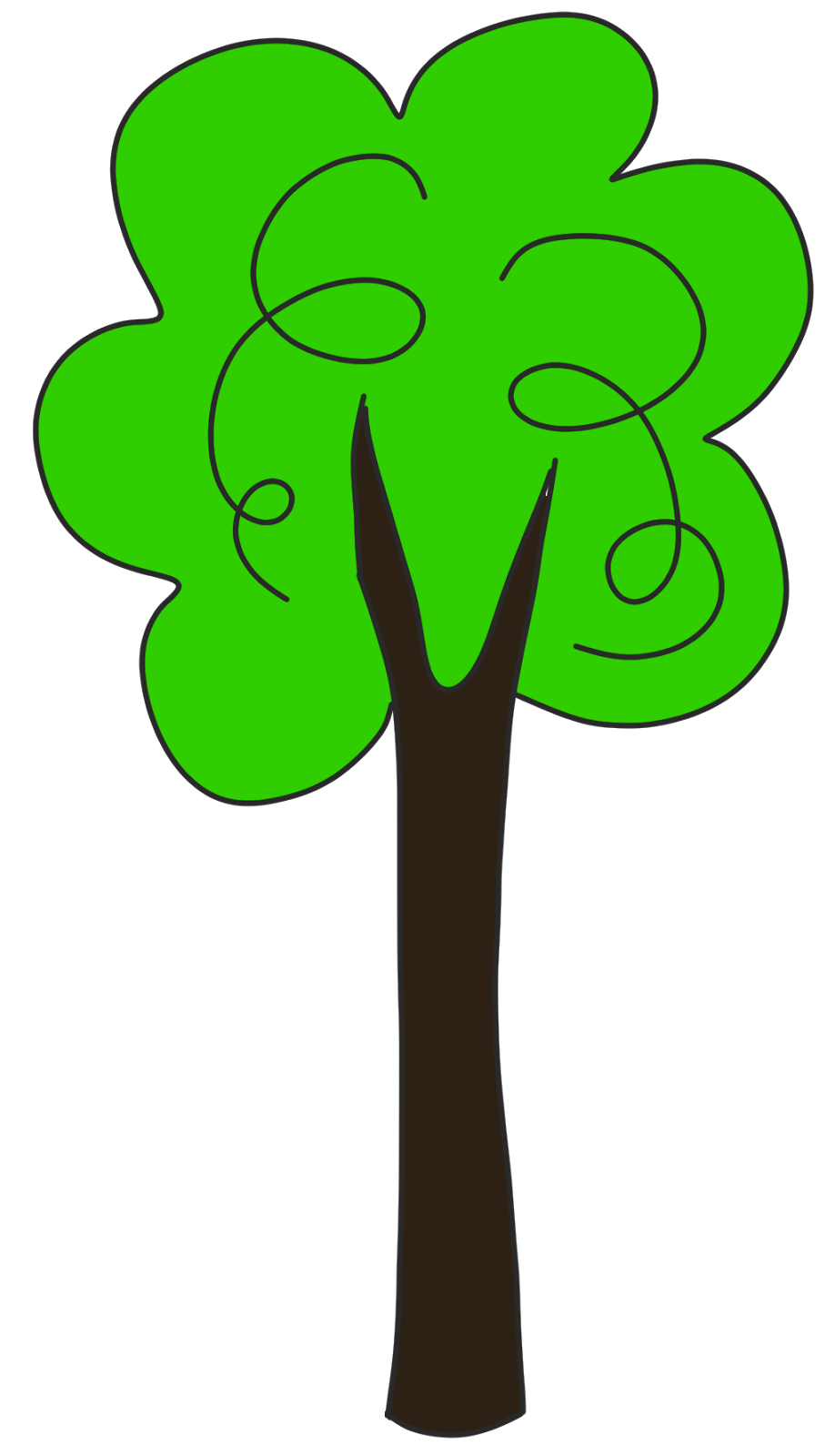 Tall Tree Clipart