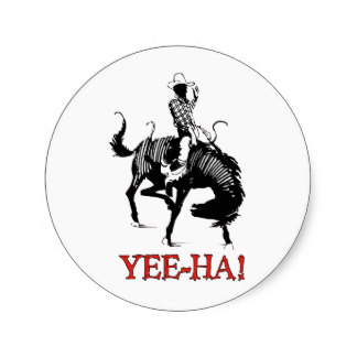 Wyoming Cowboy Stickers - ClipArt Best
