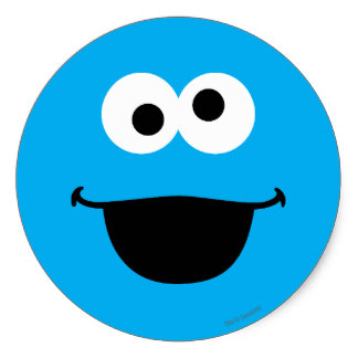 Cookie Monster Stickers | Zazzle