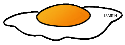 Free Mini Images Arts Clip Art by Phillip Martin, Fried Egg