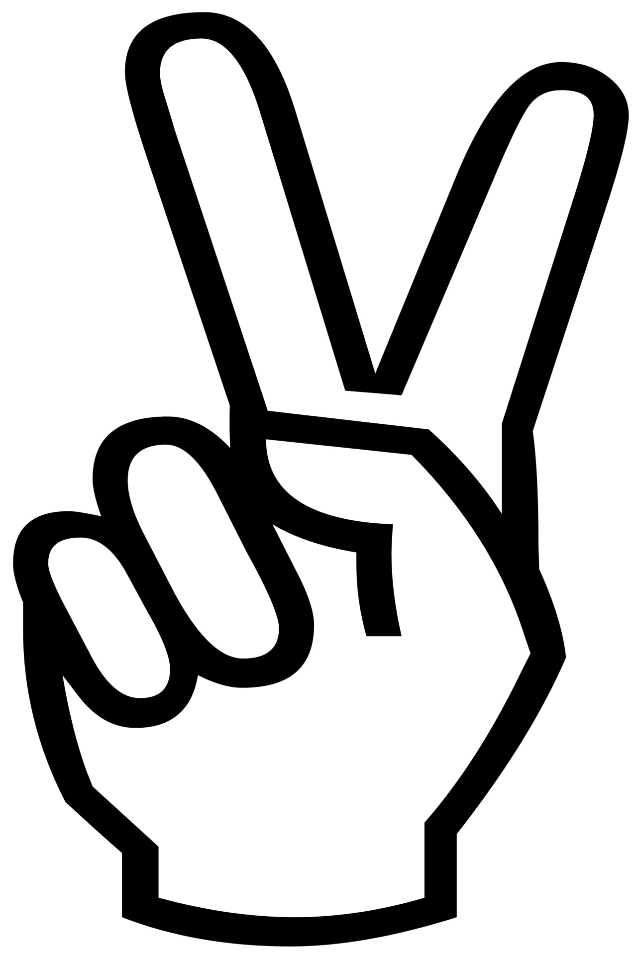 Peace Zeichen Finger ClipArt Best Peace Zeichen Finger ClipArt Best