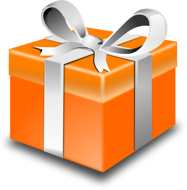 present or a gift wrapped box - vector Clip Art