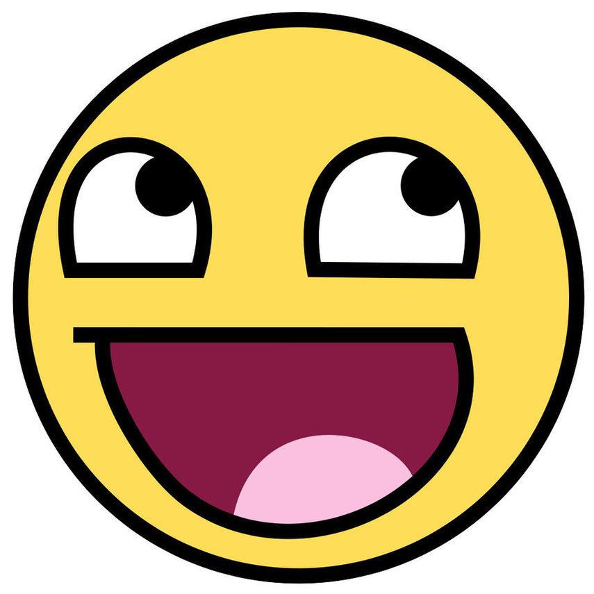 Excited face clip art