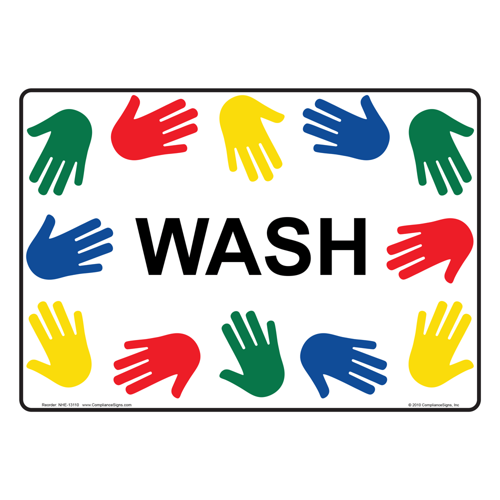 Hand Washing Signs - Child Friendly