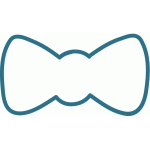 Silhouette Design Store - View Design #59624: bow tie frame