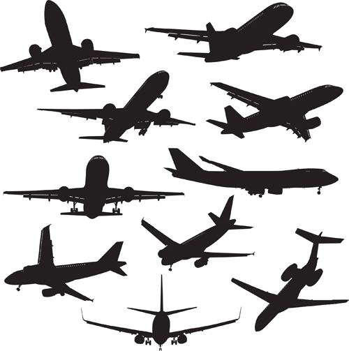 Aircraft vector for free download