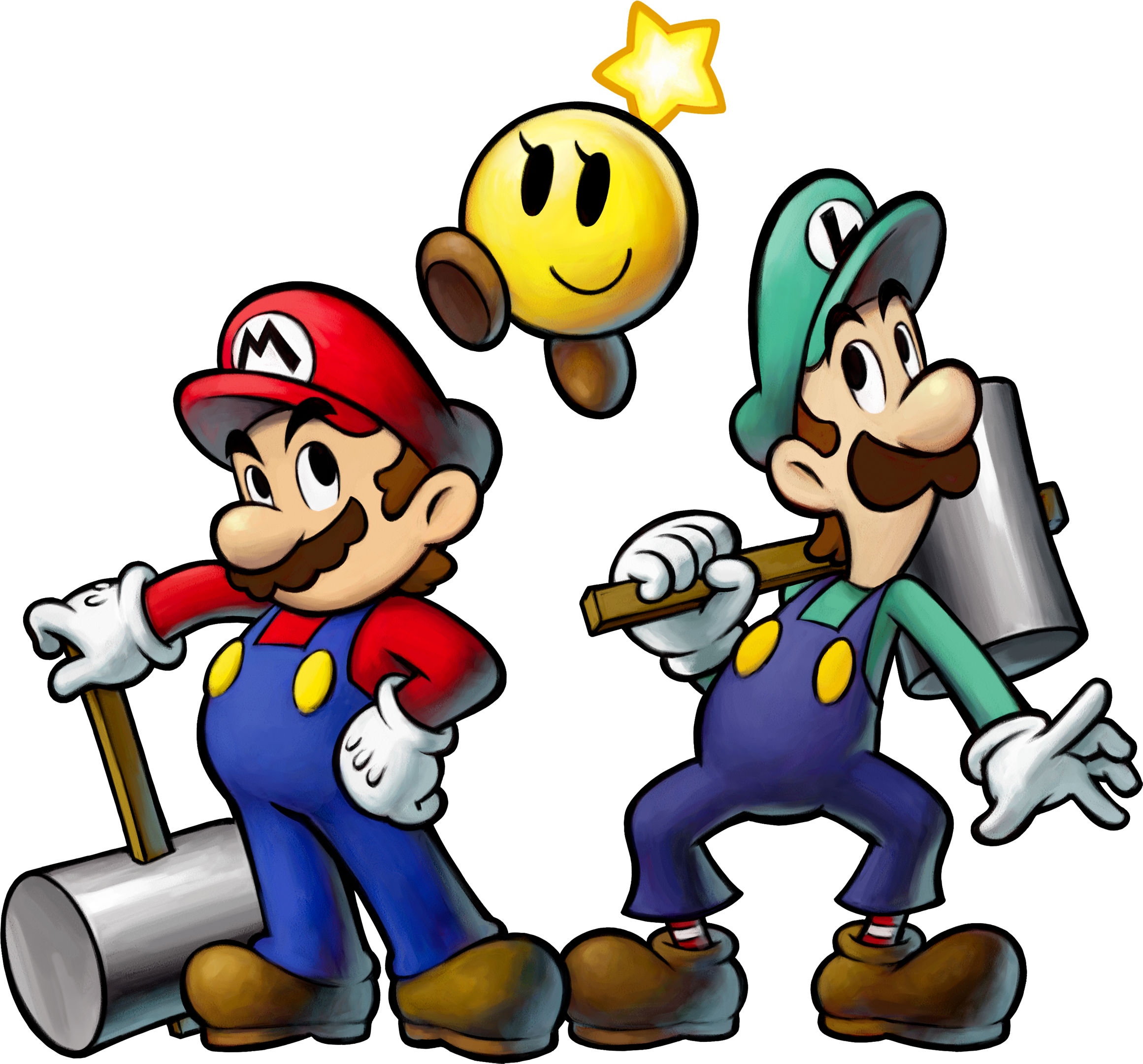 Mario & Luigi: Bowsers inside story (DS) Artwork including enemies ...