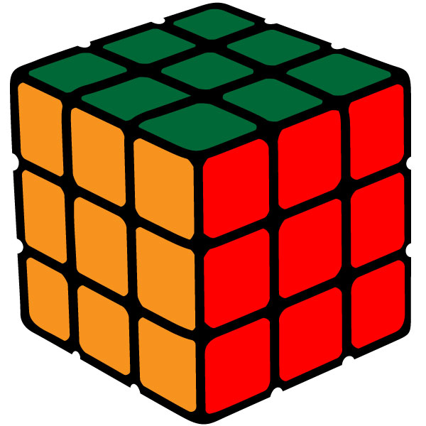 Rubik's Cube Vector Image