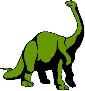 Color Dinosaur Clipart