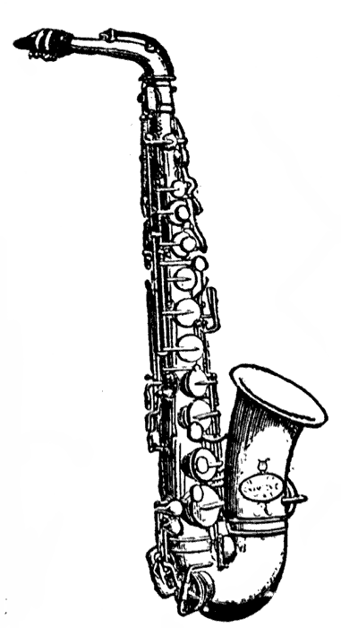 Cartoon Alto Saxophone - ClipArt Best