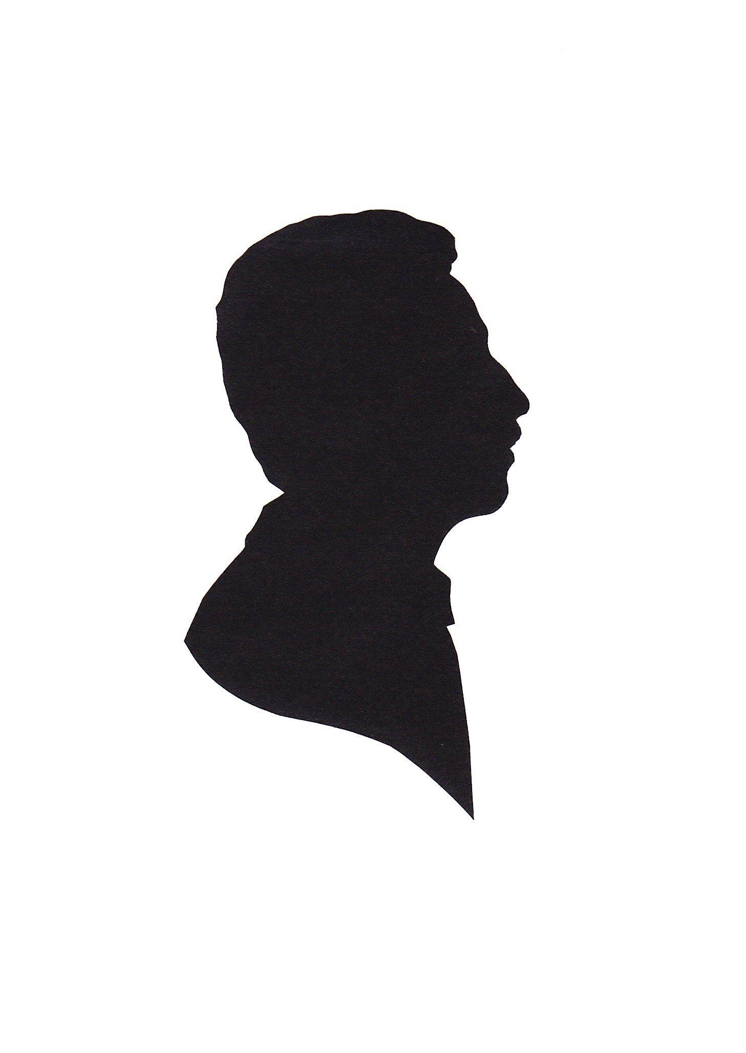 freehand silhouette portraits - a set on Flickr