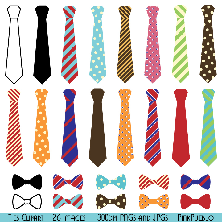 clipart of men's ties - photo #15