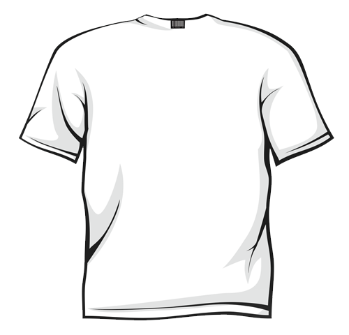 White T-shirt Clipart